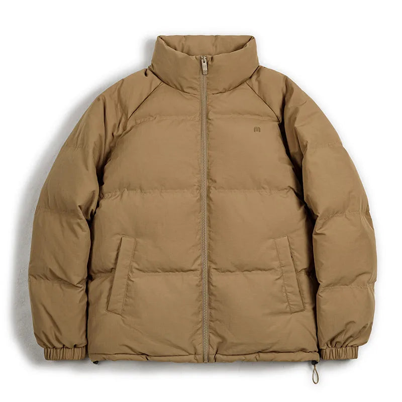 Maden Winter Down Jacket for Men White Duck Down Filling Outdoor 4-Grade Waterproof Stand-up Collar Coat Thickened Warm Jacket
