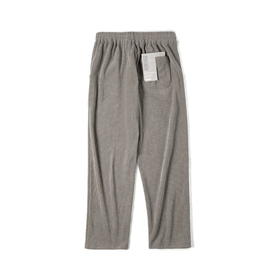 Maden Work Clothes With No Ironing And Sagging Sensation Pants With Straight Legs Imitation Corduroy Long Pants For Men