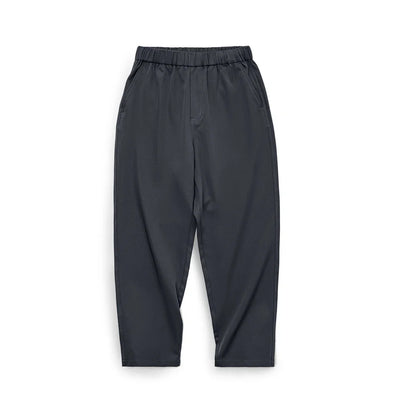Maden Easypants Casual Pants Iron-free Anti-wrinkle Loose Straight Fit Solid Elastic Waistband with Pocket Design, Trousers