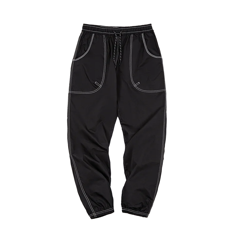 Maden Workwear American Casual Open-threaded Leggings Design Cityboy Silhouette Straight Pants for Men
