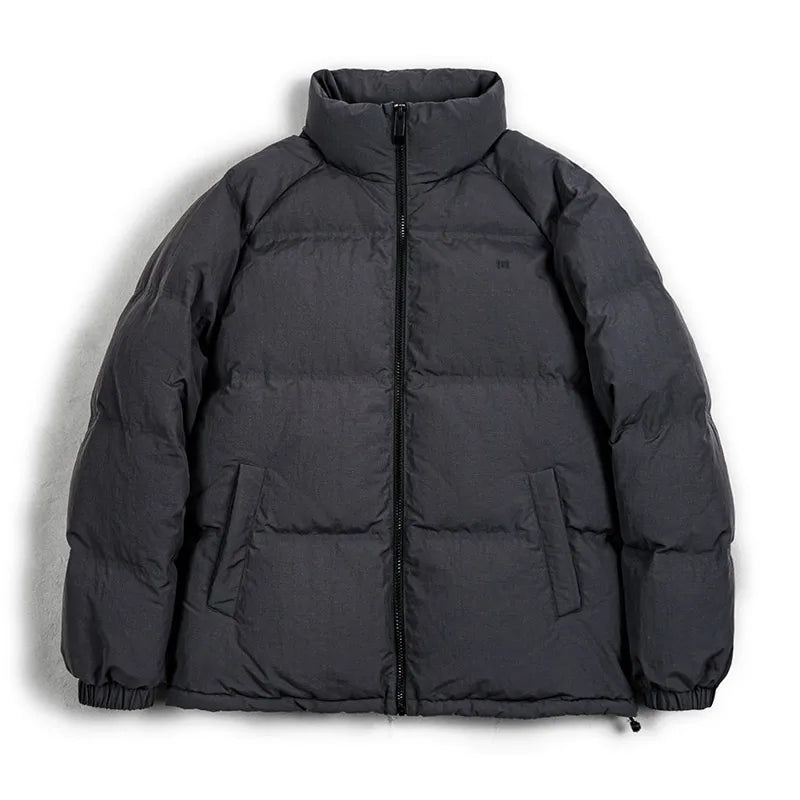 Maden Winter Stand-up Collar Down Jacket for Men White Duck Down Filling Outdoor 4-Grade Waterproof Coat Thickened Warm Jacket