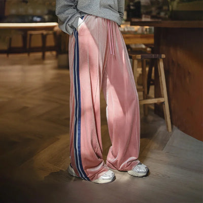 Traff Pantalón de Pierna Ancha para Mujer