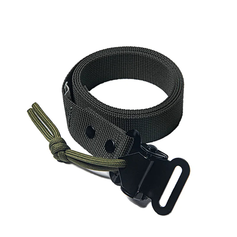 Maden Tooling American Retro SAS Quick-Buckle Belt Green Tactical Automatic Men Fashion Multifunctional Belt
