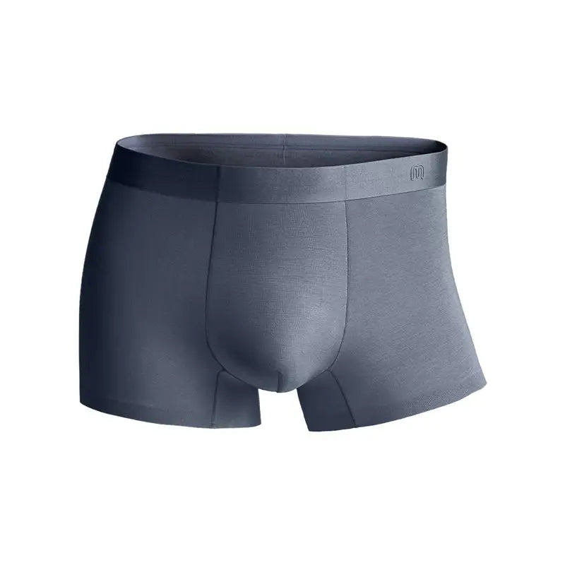 Maden Men's three-piece Modal 7A Anti-Bacterial Boxer Briefs Breathable Solid Color Underpants Stretch Large Comfortable Trunks