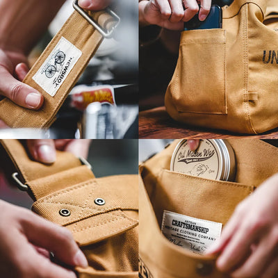 Maden Vintage Large Capacity Canvas Bag Female Designer Letter Printed Crossbody Computer Bag Messenger Shoulder Bags Traveling