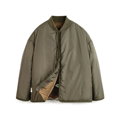 CHAQUETA REVERSIBLE Traff CON APLICACIONES
