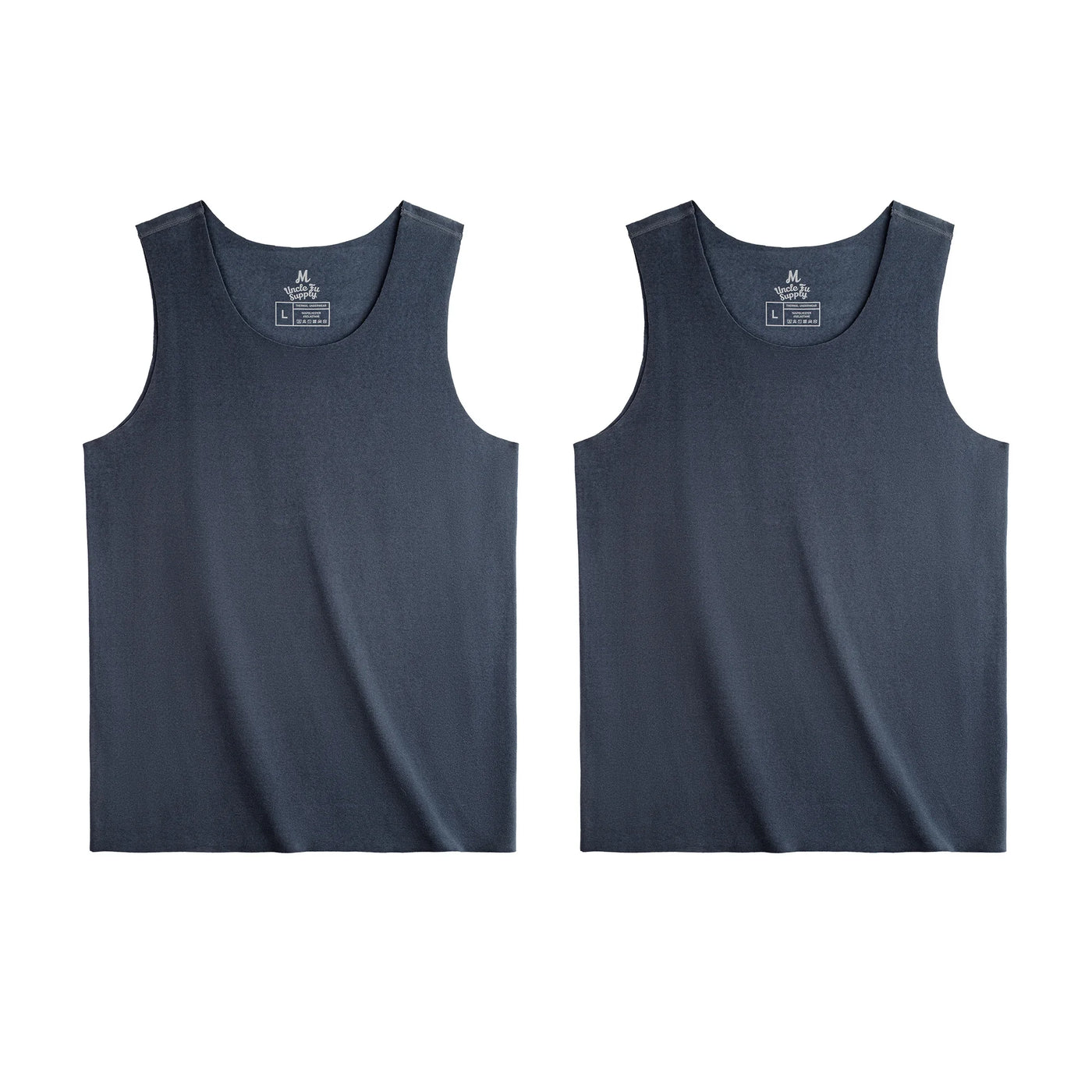 Maden New Casual Solid Color Tank Tops Inner Layer Basic Tops for Men's Versatile Seamless Vest Summer Slim Fit Sleeveless Vest
