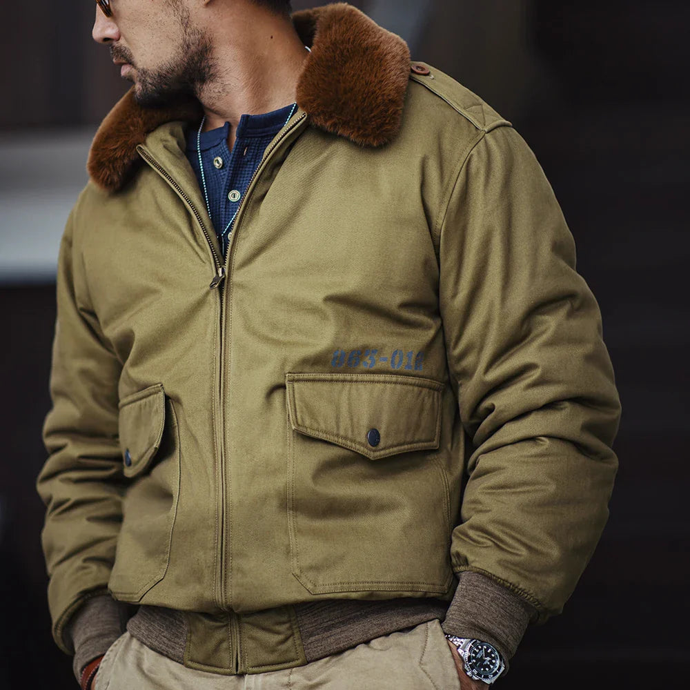 Traff Chaqueta Bomber Vintage B10