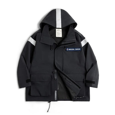 Traff Parka Retro Azul Marino