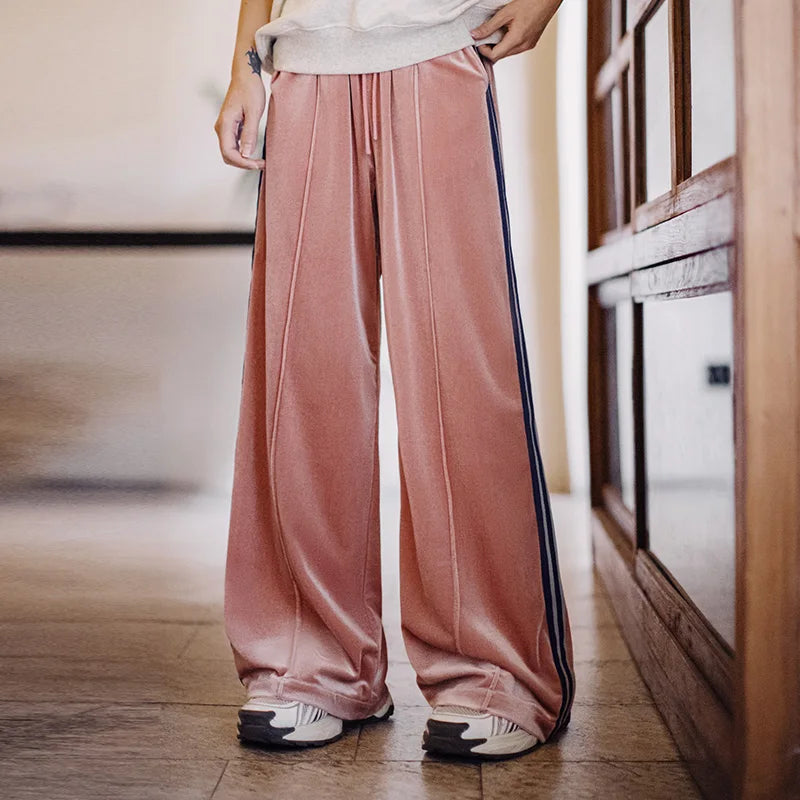 Traff Pantalón de Pierna Ancha para Mujer