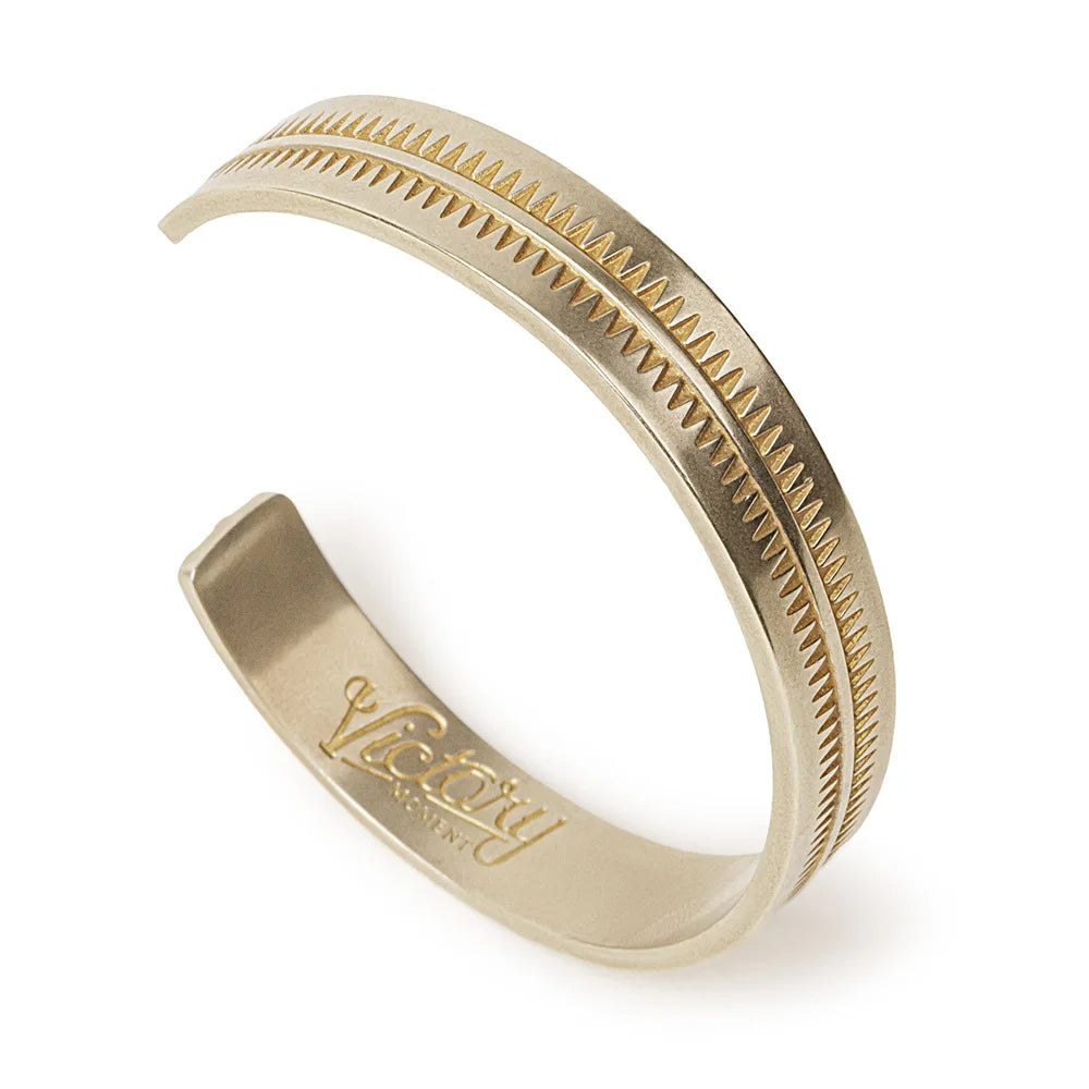 Maden New Vintage Navajo Cuff Bracelet Unisex Open-Ended White Copper Hand Letter Jewelry Versatile Accessory for Fashion
