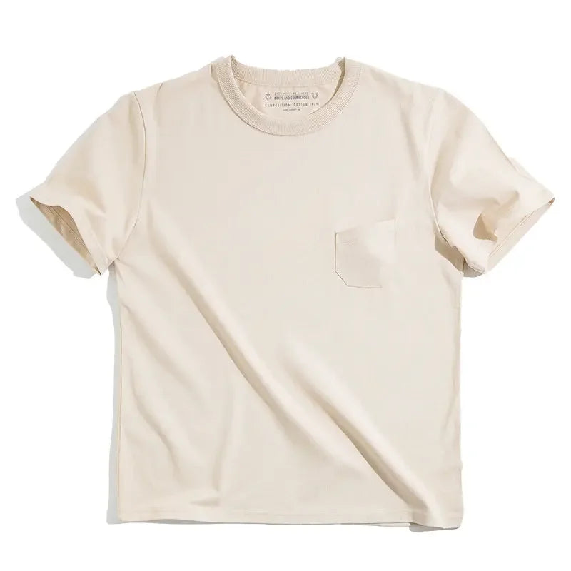 Maden 2023 Vintage Fashion Summer T Shirts for Men Crewneck Heavyweight Cotton Short Sleeve Tee Amekaji Tactical Tops