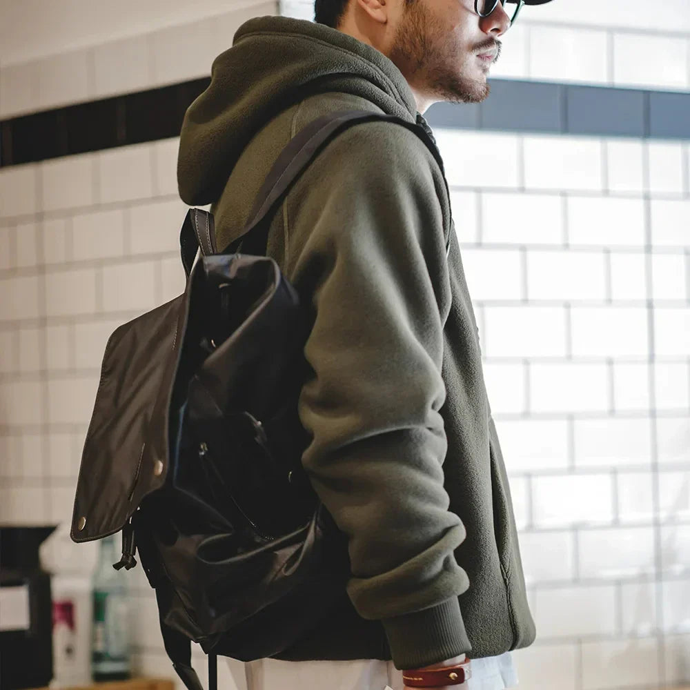 Traff Sudadera Casual de Peso Pesado