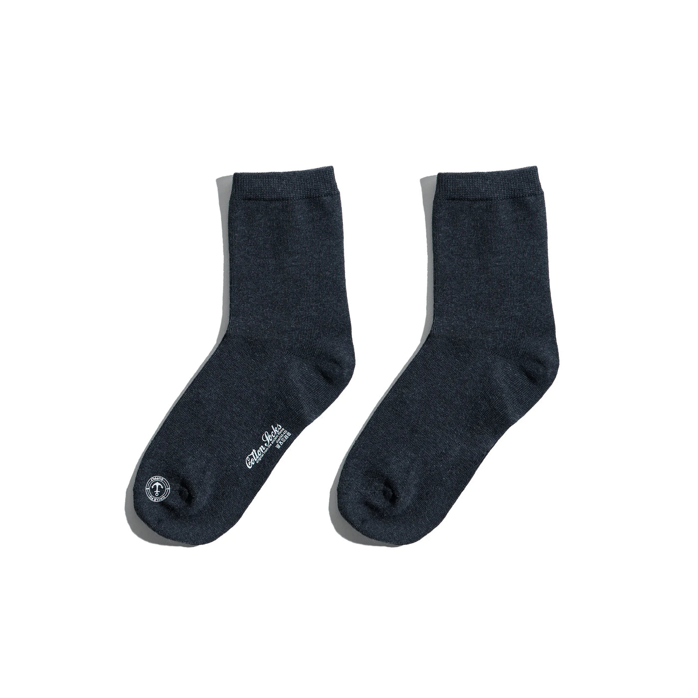 Maden 3 Pack Pairs Printed Knitted Mid-calf Socks Sweat-absorbent Solid Color Socks Non-slip Men's Socks for Spring and Autumn