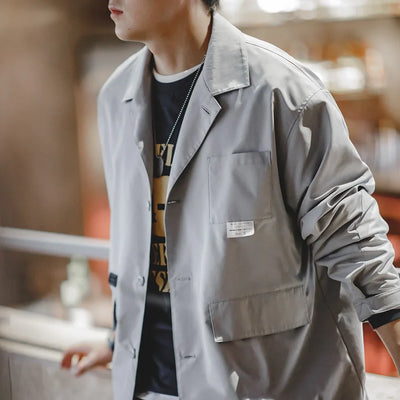 Traff Chaqueta Blazer Casual para Hombre OSP
