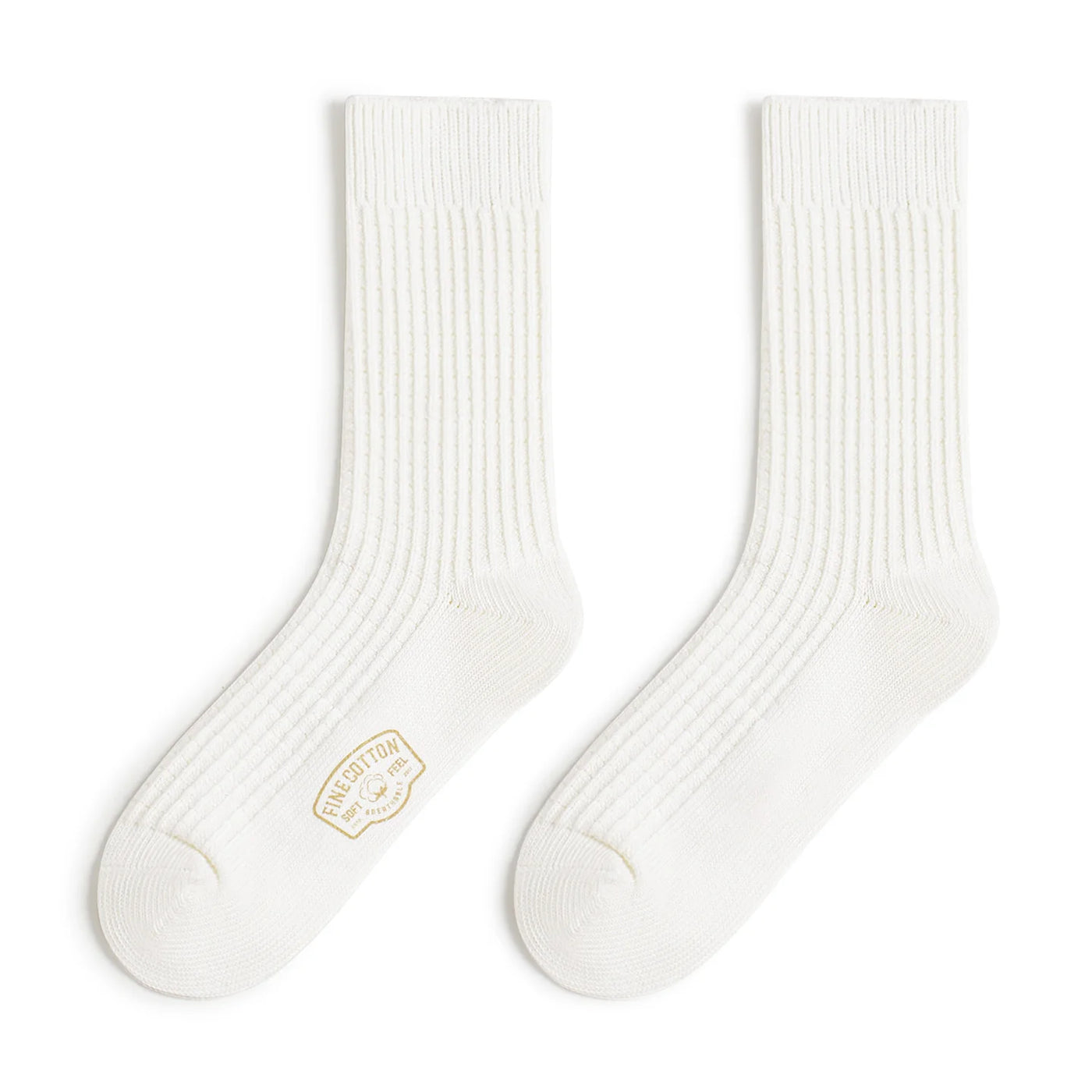 Maden Men‘s Waffle Weave Mid-Calf Socks 3Pairs Knitted Cotton Thick Socks for Autumn Winter Breathable Sweat-Wicking Long Sock