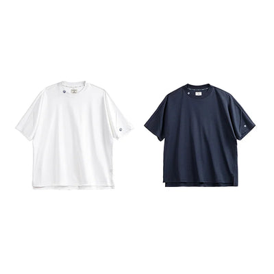 Maden Casual 3A Antibacterial Quick-drying Short-sleeved T-shirt Sports Breathable Solid Color Tee for Men's Summer Tops