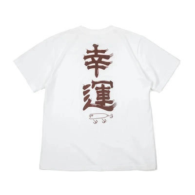 Maden Summer 100% Cotton Short Sleeve T-shirts for Men Color Change Lucky Flag Print Tees Casual Loose Fit White Tops