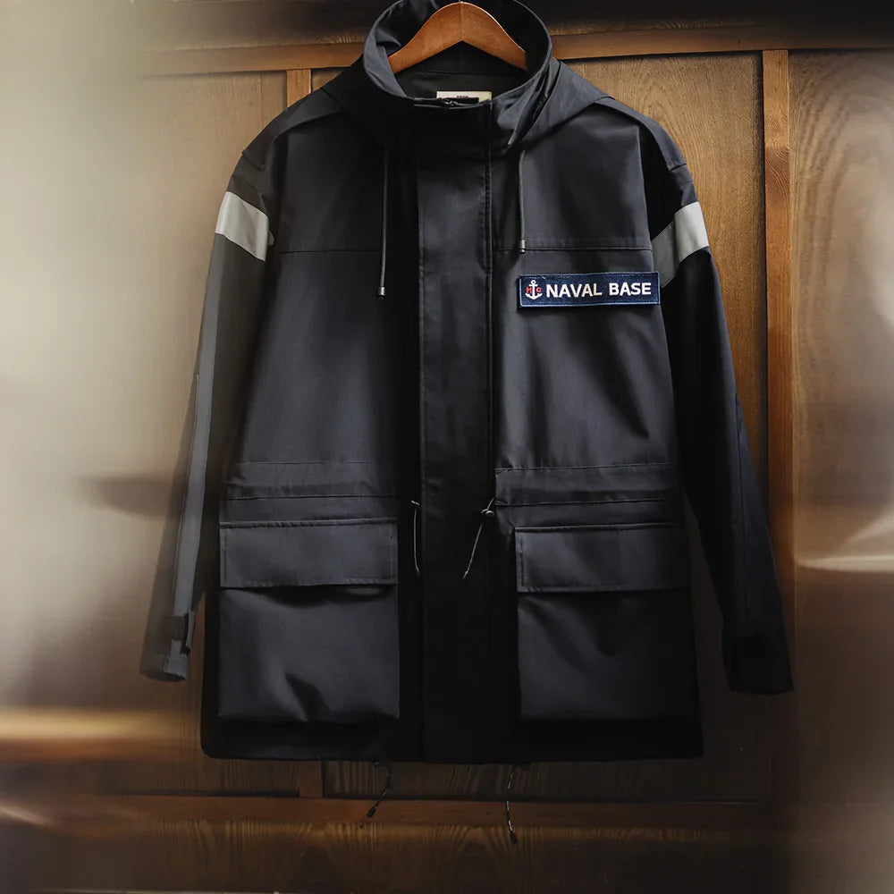 Traff Parka Retro Azul Marino