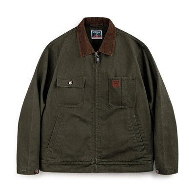 Traff Chaqueta Detroit Retro de Lona Pesada
