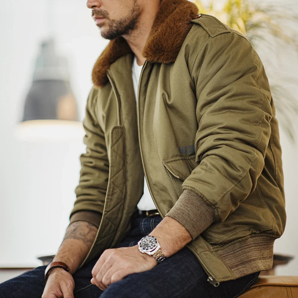 Traff Chaqueta Bomber Vintage B10