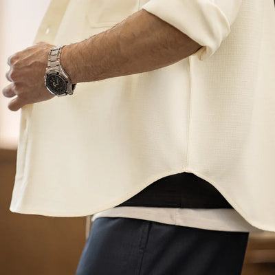 Camisa de Manga Larga Casual para Hombre Traff