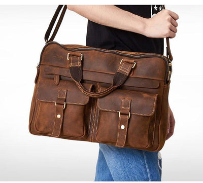 BOLSO DE CUERO UNISEX Traff VGN6733