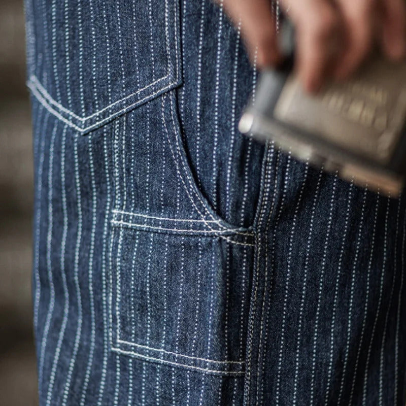 Traff Mono de Denim Inspirado en la Moda Vintage Indigo