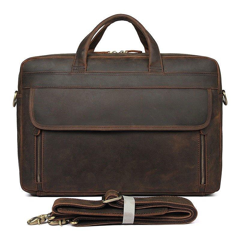 BOLSO DE CUERO UNISEX Traff VGN6748