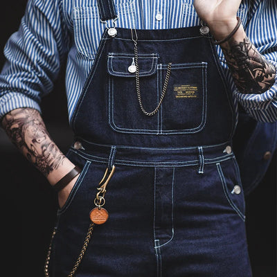 Traff Mono de Denim Inspirado en la Moda Vintage Indigo