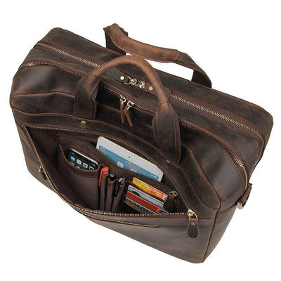BOLSA DE CUERO UNISEX Traff VGN6735