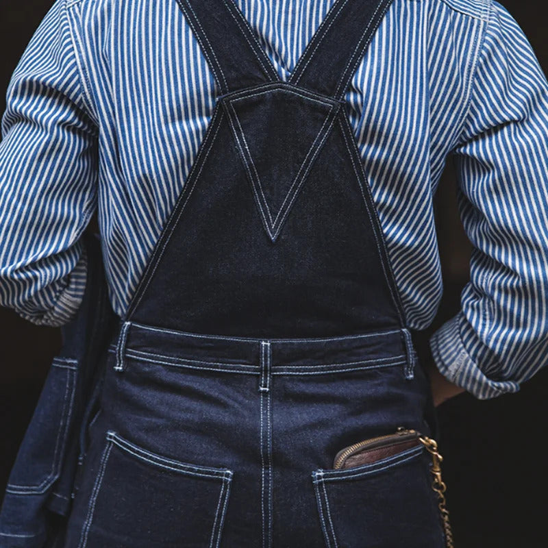 Traff Mono de Denim Inspirado en la Moda Vintage Indigo