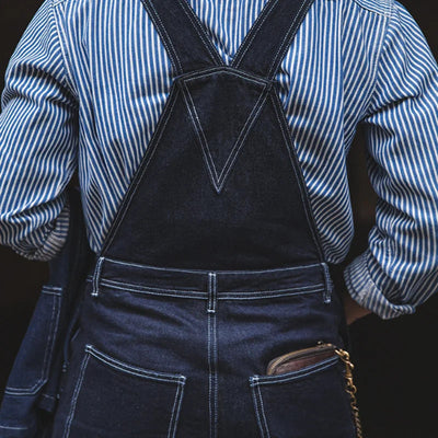 Traff Mono de Denim Inspirado en la Moda Vintage Indigo