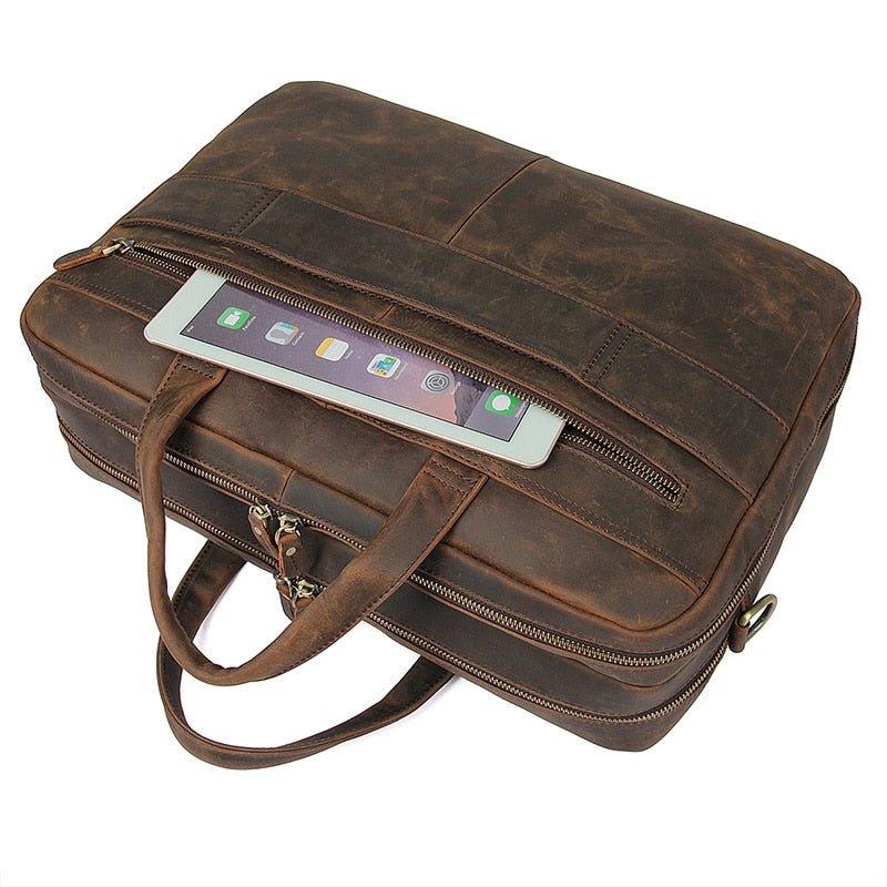 BOLSO DE CUERO UNISEX Traff VGN6748