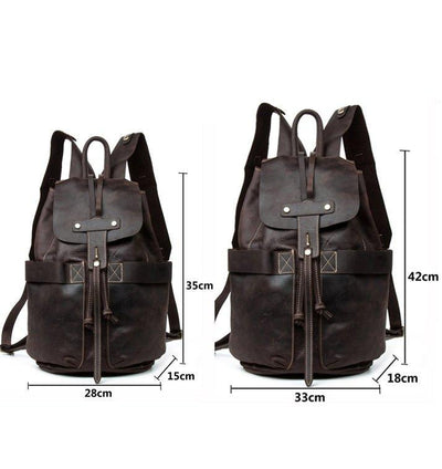 BOLSO DE CUERO UNISEX Traff VGN6781