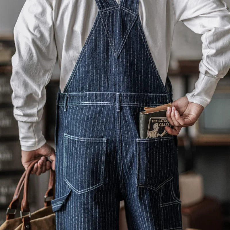 Traff Mono de Denim Inspirado en la Moda Vintage Indigo
