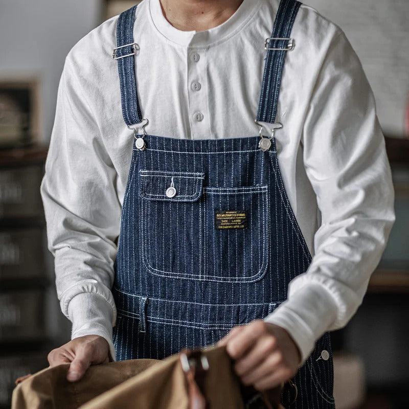 Traff Mono de Denim Inspirado en la Moda Vintage Indigo