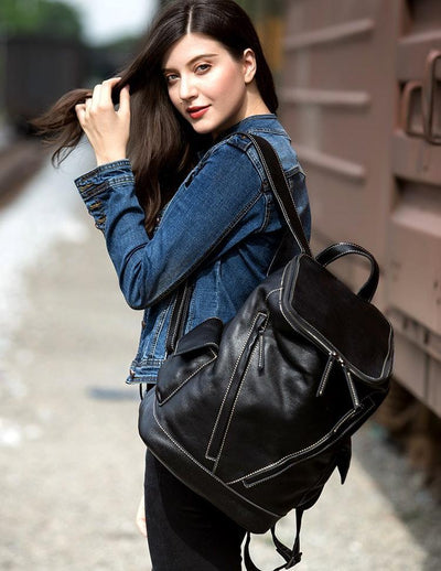 BOLSO DE CUERO UNISEX Traff VGN6758