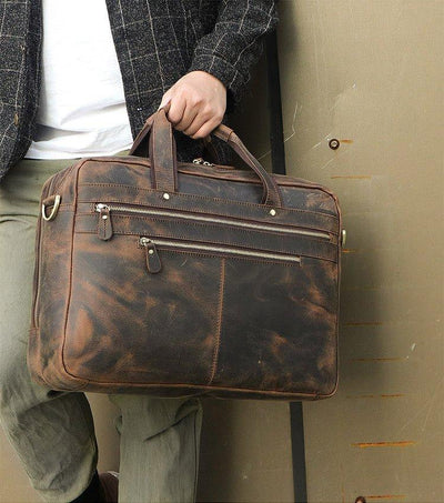 BOLSA DE CUERO UNISEX Traff VGN6735