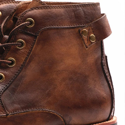 Traff Botas Retro de Tobillo