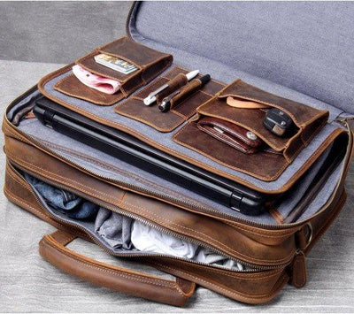 BOLSO DE CUERO UNISEX Traff VGN6740
