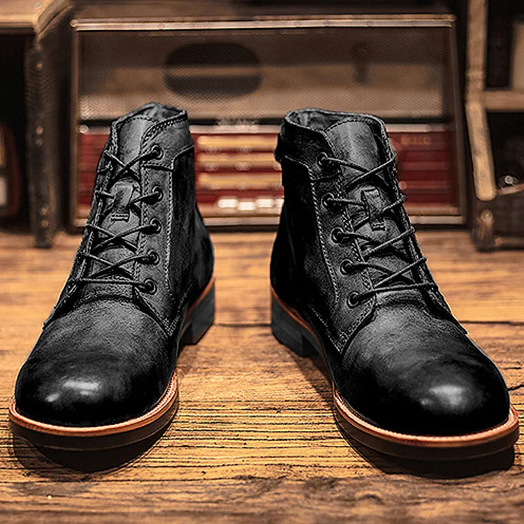Traff Botas Retro de Tobillo