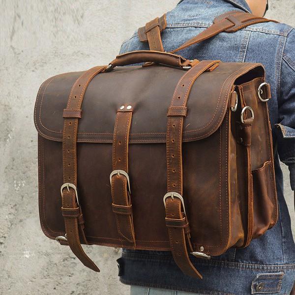 BOLSO DE CUERO UNISEX Traff VGN6744