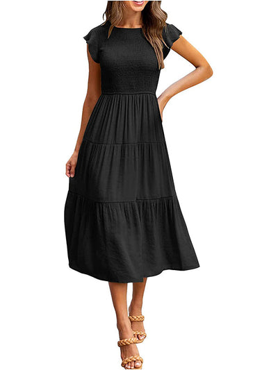 VESTIDO Traff CON VOLANTES EN LAS MANGAS