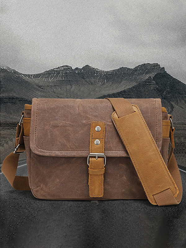 Traff Bolsa de Cámara de Hombro de Estilo Vintage