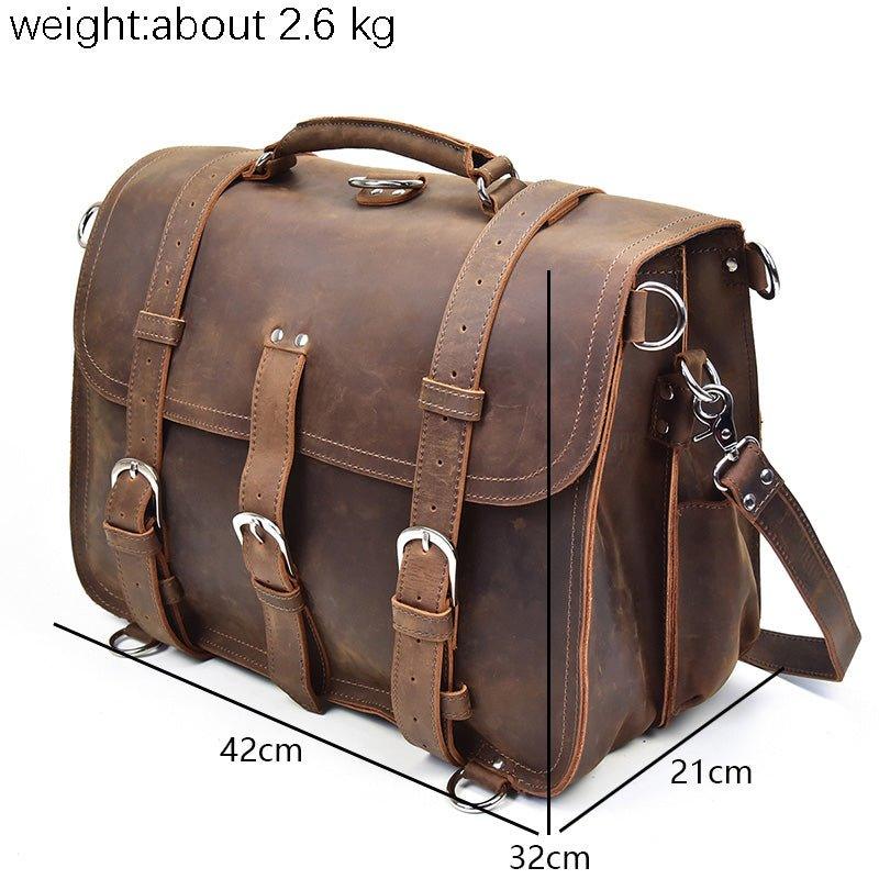 BOLSO DE CUERO UNISEX Traff VGN6744
