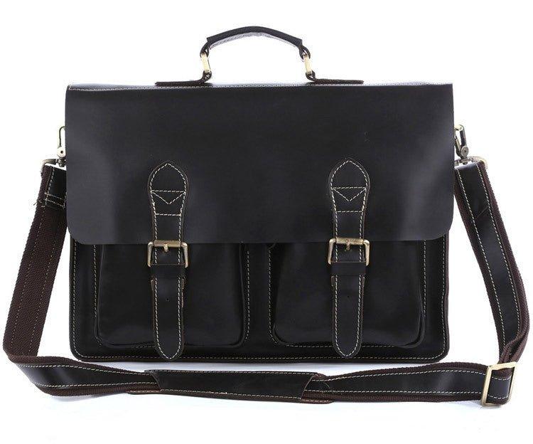 BOLSO DE CUERO UNISEX Traff VGN6732