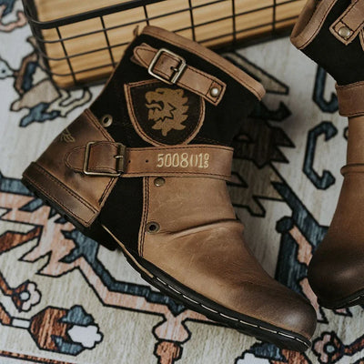 Traff Botas de Metal Vintage