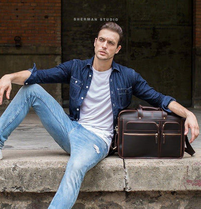 Traff UNISEX BOLSO DE CUERO VGN6745