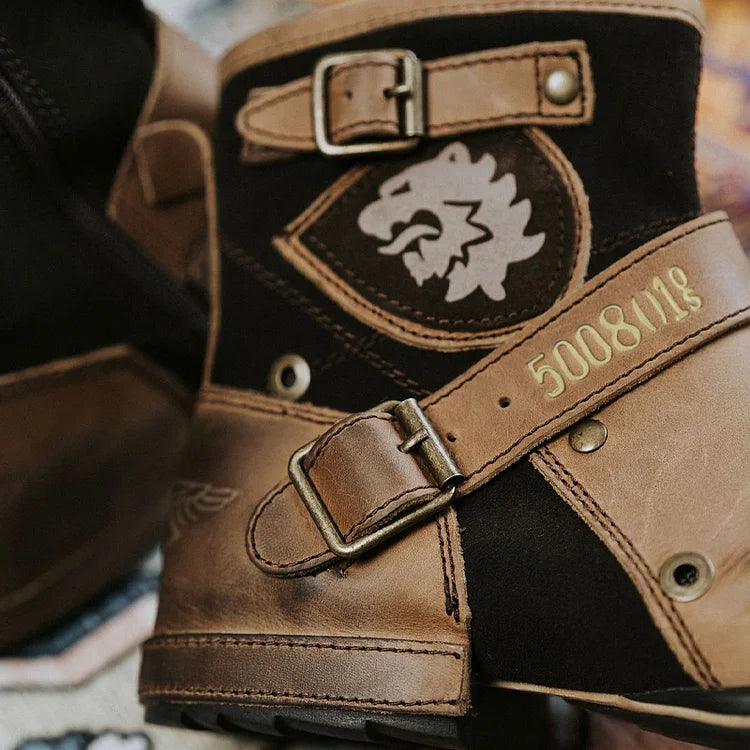 Traff Botas de Metal Vintage